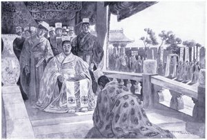 Han Yu bemutatja emlékművét alkotó: Henry Charles Seppings Wright