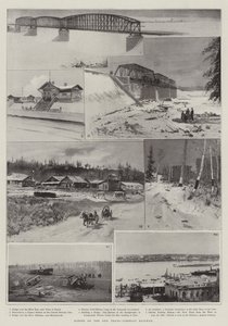 Jelenetek az új transzszibériai vasúton alkotó: Henry Charles Seppings Wright