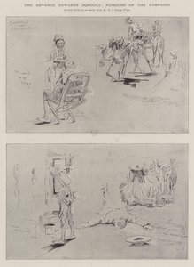 Haladás Dongola felé, A kampány humora alkotó: Henry Charles Seppings Wright