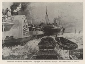 A Koh-i-Noor Pleasure Steamer és a Collier Huguenot ütközése St Clement
