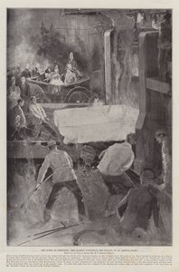 A királynő Sheffieldben, Őfelsége tanúja egy páncéllemez gurításának alkotó: Henry Charles Seppings Wright