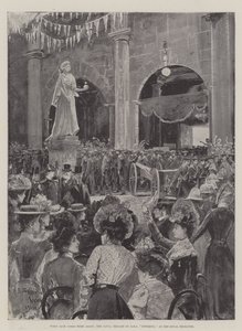 Amikor Jack újra hazajön, a HMS Powerful haditengerészeti brigádja a Royal Exchange-ben alkotó: Henry Charles Seppings Wright