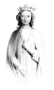Kasztíliai Eleonóra 1241-1290, 1851. alkotó: Henry Colburn