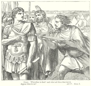 Antonius és Kleopátra (metszet) alkotó: Henry Courtney (after) Selous