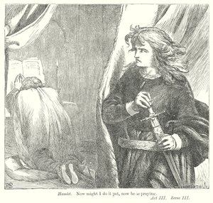 Hamlet (metszet) alkotó: Henry Courtney (after) Selous