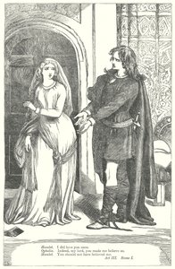 Hamlet (metszet) alkotó: Henry Courtney (after) Selous