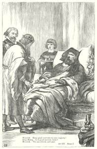 IV. Henrik király II. rész (metszet) alkotó: Henry Courtney (after) Selous