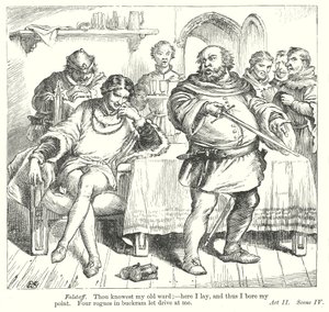 Henrik király I. rész (metszet) alkotó: Henry Courtney (after) Selous