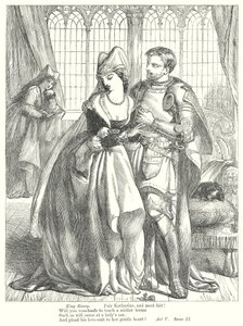 V. Henrik király (metszet) alkotó: Henry Courtney (after) Selous