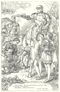 V. Henrik király (metszet) alkotó: Henry Courtney (after) Selous