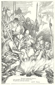 V. Henrik király (metszet) alkotó: Henry Courtney (after) Selous