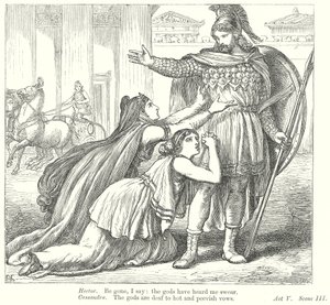 Troilus és Cressida (metszet) alkotó: Henry Courtney (after) Selous