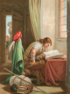 Christian sír és imádkozik alkotó: Henry Courtney Selous