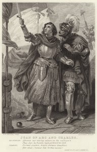 Jeanne of Arc és Charles, VI. Henrik, I. rész, I. felvonás, VI. jelenet alkotó: Henry Courtney Selous