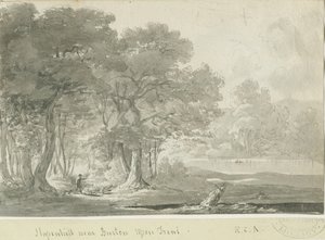 Burton-uponTrent – Stapenhill: szépia rajz, nd [1788-1855] (rajz)
