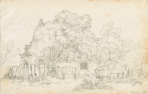 Yoxall – Old Farm House: ceruzarajz, nd [c 1815]