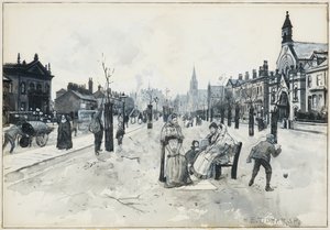 Broad Street, Pendleton alkotó: Henry Edward Tidmarsh