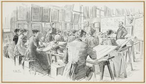 Tervezőterem, Városi Művészeti Iskola alkotó: Henry Edward Tidmarsh