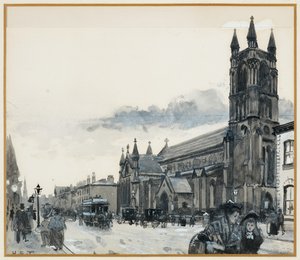 Szentháromság templom, Stretford Road alkotó: Henry Edward Tidmarsh
