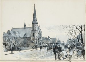 Hosszúlátó Wesley-kápolna alkotó: Henry Edward Tidmarsh