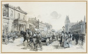 május elseje, Oxford Street alkotó: Henry Edward Tidmarsh