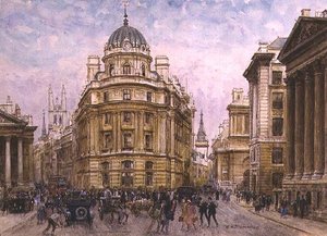 A Mansion House-on kívül, Londonban alkotó: Henry Edward Tidmarsh