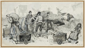 Selling Coke at the Gas Works alkotó: Henry Edward Tidmarsh