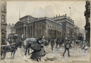 A Művészeti Galéria, a Mosley Street és az Atheneum alkotó: Henry Edward Tidmarsh