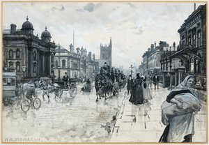 A zsidó zsinagóga és a Cheetham városháza alkotó: Henry Edward Tidmarsh