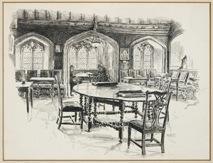 Az olvasóterem, Chetham College alkotó: Henry Edward Tidmarsh