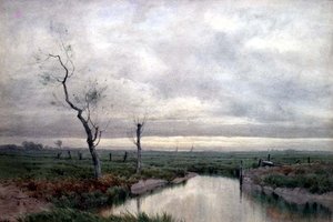 Tengerparti mocsarak (akvarell)
