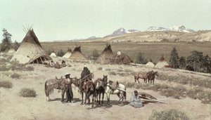 Indiai tábor, 1892