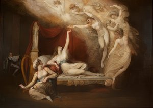 Aragóniai Katalin látomása. 1781 alkotó: Johann Heinrich Füssli