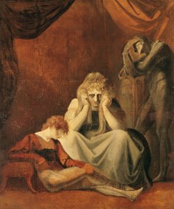 „Itt ülök én és a bánat”, William Shakespeare (1564-1616) „János király” I. jelenete II. felvonás, 1783 alkotó: Johann Heinrich Füssli