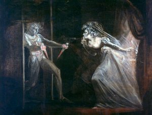 Lady Macbeth Megragadja a tőröket, kiállítva 1812