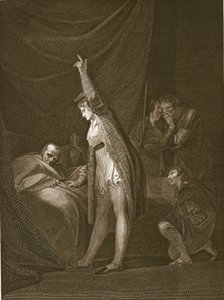 Beaufort bíboros halála, W. Bromley metszete, illusztráció David Hume 