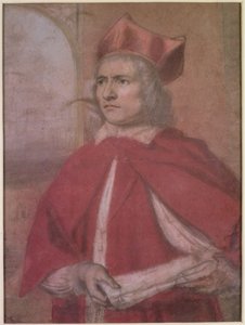 Henry Harris portréja Wolsey bíboros szerepében, 17. század (színes kréta, papír)
