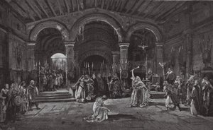 Jelenet a Lear királyból (litográfia) alkotó: Henry Hawes Craven Green