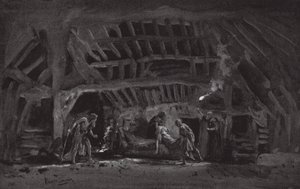 Jelenet a Lear királyból (litográfia) alkotó: Henry Hawes Craven Green