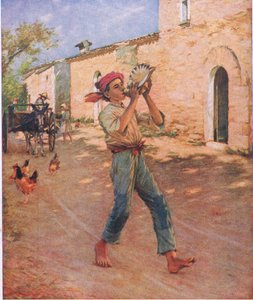 Síró hal Spanyolországban, illusztráció a Magazinomból, 1925