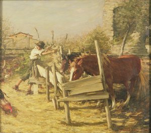Az Appian út alkotó: Henry Herbert La Thangue