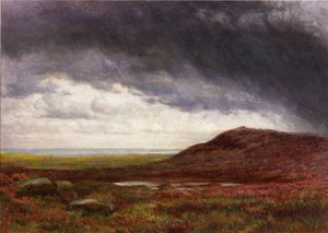 Moorland (akvarell és gouache) alkotó: Henry Hetherington Emmerson
