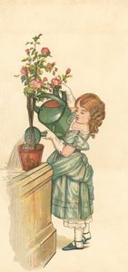 The Princess Gardening (színes litó) alkotó: Henry Hetherington Emmerson