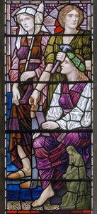 Buckland, St Mary, Lowndes & Drury, Henry Holiday, Építészet, 1918 alkotó: Henry Holiday
