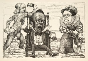 Annyira megijedt, hogy a mellénye elfehéredett", Lewis Carroll: The Hunting of the Snark, an Agony in Eight Fits (Lewis Carroll: A Snark vadászata, nyolc részből álló agónia), kiad. 1876 alkotó: Henry Holiday