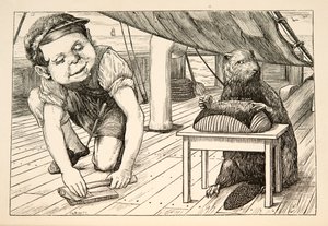 A Hód folyamatosan az ellenkező irányba nézett. 1876. alkotó: Henry Holiday