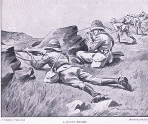 Csendes füst, az After Pretoria: The Guerilla War című filmből, amelyet a Harmsworth Bros Limited adott ki alkotó: Henry Inglis Jodrel Sheldon Williams