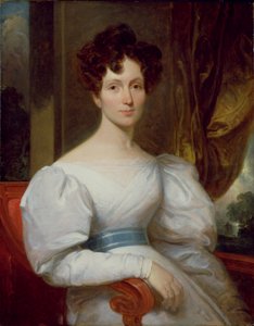 Fanny Kemble Butler (1809-93) portréja (olaj, vászon) alkotó: Henry Inman