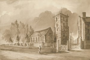 Willenhall templom: szépia rajz, nd [1844] (rajz)