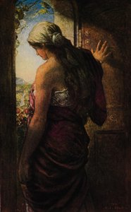 "A nyitott ajtó", 1922. alkotó: Henry John Stock